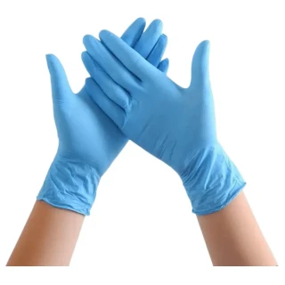 Guantes De Nitrilo Sin Polvo 100 M Azul# - imagen 1